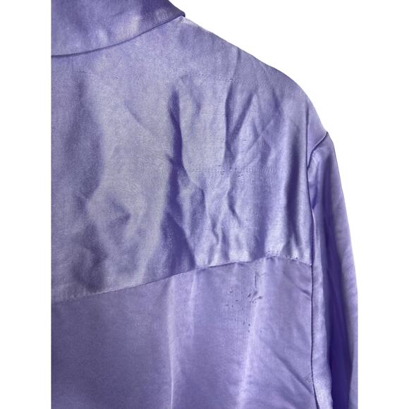Song of Style Marta Shirt Dress Satin Kimono Sleeve Lavender Fairycore Dainty S - Picture 14 of 15